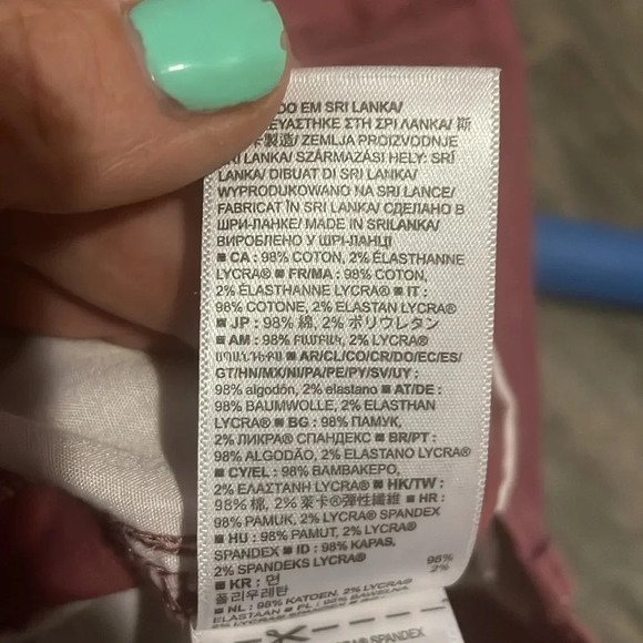 GAP Men's Essential Slim Fit Khaki Chino Pants Earthenware Red Size 30 X 32 - Picture 10 of 11